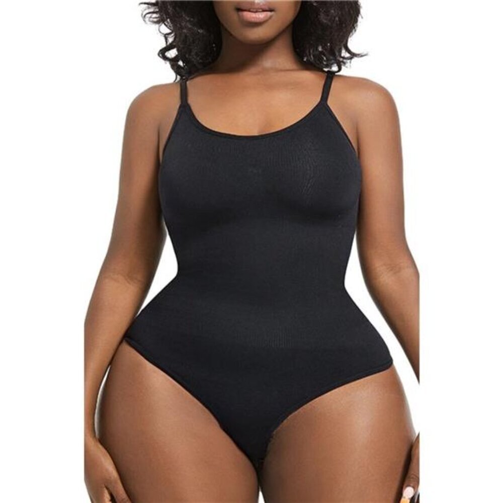 Full Size Scoop Neck Spaghetti Strap Shaping Bodysuit Plus Size